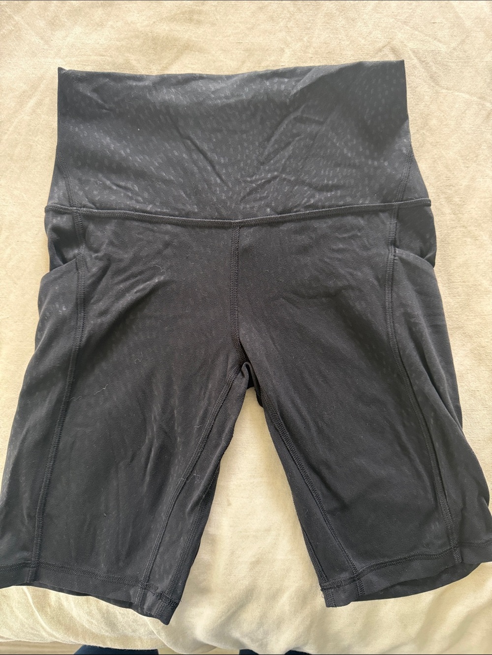 Lululemon High-Waist Black Women’s Bike Shorts 8”